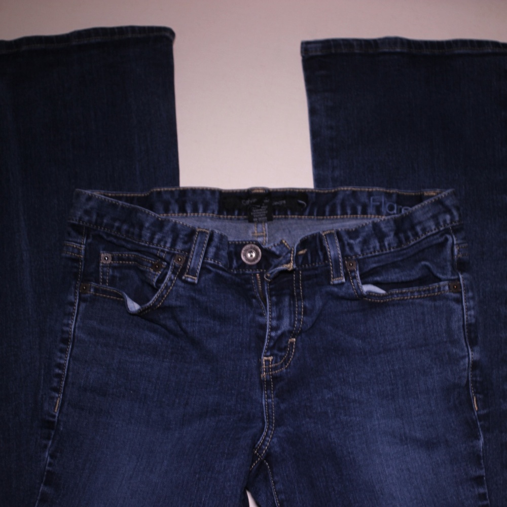 Calvin Klein Flare Jeans - Mint Condition!  Size 4